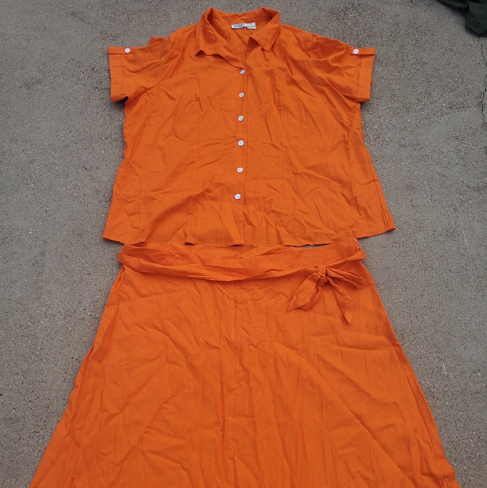 Siesta Key 2 Piece Skirt Set sz 26